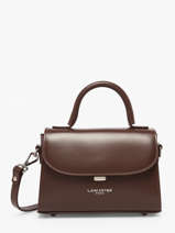 Sac Bandoulire S Suave Cuir Lancaster Marron suave even 16