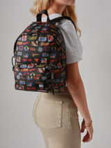 Sac  Dos Eastpak Noir eastpak x dc comics K043COM-vue-porte