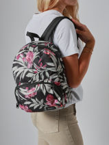 Sac  Dos 1 Compartiment Roxy Multicolore kids RJBP4915-vue-porte