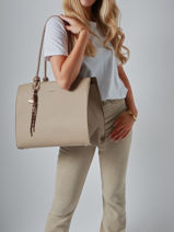 Sac Port paule Format A4 Gallantry Gris format a4 R1999-vue-porte