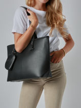 Sac Port paule Format A4 Gallantry Noir format a4 M9401-vue-porte