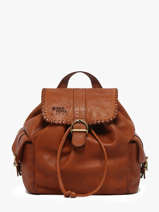 Rugzak Leder Basilic pepper Bruin utility BUTI10