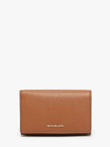 Portefeuille Cuir Michael kors Marron jet set T5GJ6D9L