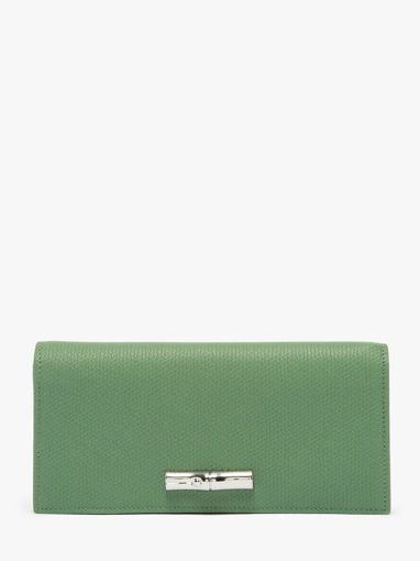 Longchamp Le roseau Portefeuille Vert