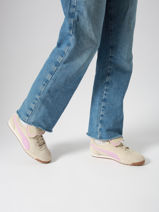 Sneakers En Cuir Puma Beige women 40378001-vue-porte