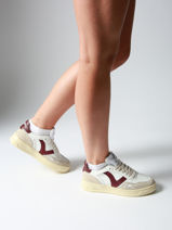 Sneakers En Cuir Victoria Blanc women 1257136-vue-porte