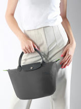 Longchamp Le pliage green Sac port� main Gris-vue-porte