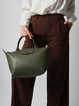 Longchamp Le pliage xtra Sac port main Vert-vue-porte