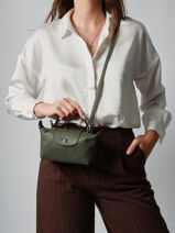 Longchamp Le pliage xtra Pochette Vert-vue-porte
