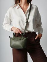 Longchamp Le pliage xtra Sac port main Vert-vue-porte