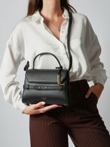 Sac Bandoulire Faubourg Cuir Lancel Vert faubourg A13948-vue-porte