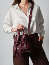 Sac Seau S Premier Flirt Cuir Lancel Violet premier flirt A10109-vue-porte