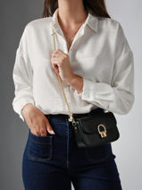 Sac Bandoulire Altair Cuir Etrier Noir altair EALA134X-vue-porte