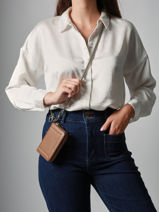 Portemonnee Altesse Leder Etrier Beige altesse EALT096M-vue-porte