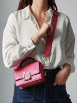 Cross Body Tas Xs Altesse Leder Etrier Roze altesse EALT048X-vue-porte