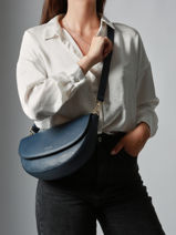 Sac Bandoulire Tradition Cuir Etrier Bleu tradition ETRA065M-vue-porte