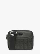 Sac Bandouli�re Lacoste Noir monogramme NH4401MR