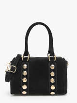 Sac  Main Velvet Cuir Milano Noir velvet VE25066