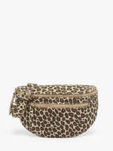 Sac Banane Velvet Leopardo Cuir Milano Beige velvet leopardo VL24091