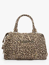 Sac Port paule Velvet Leopardo Cuir Milano Beige velvet leopardo VL24095