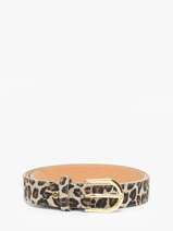 Ceinture Rglable Milano Beige velvet leopardo VL25067
