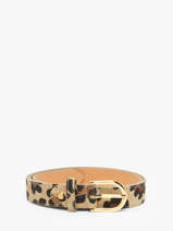 Ceinture Rglable Milano Beige velvet leopardo VL25067
