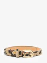 Ceinture Rglable Milano Beige velvet leopardo VL25068