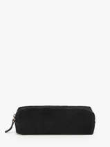 Trousse Cuir Milano Noir velvet VE22116