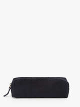 Trousse Cuir Milano Bleu velvet VE22116
