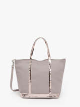 Petit Cabas Zipp Paillettes Vanessa bruno Gris cabas 1V40435