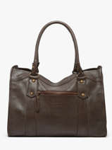 Sac Shopping A4 Cow Cuir Basilic pepper Marron cow BCOW31