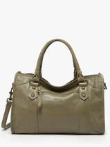 Sac Port Main Cow Cuir Basilic pepper Vert cow BCOW22
