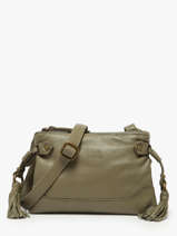 Sac Bandoulire Cow Cuir Basilic pepper Vert cow BCOW82