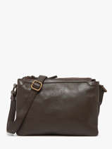Cross Body Tas Cow Leder Basilic pepper Bruin cow BCOW83