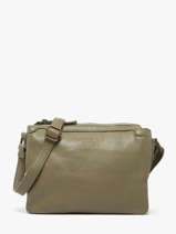 Sac Bandoulire Cow Cuir Basilic pepper Vert cow BCOW83