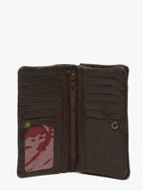 Portefeuille Cow Leder Basilic pepper Bruin cow BCOW96-vue-porte