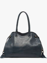 Schoudertas Cow Leder Basilic pepper Blauw cow BCOW85