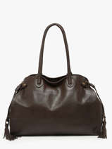 Sac Port paule Cow Cuir Basilic pepper Marron cow BCOW85