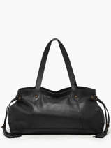 Sac Port paule Cow Cuir Basilic pepper Noir cow BCOW80