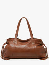 Sac Port paule Cow Cuir Basilic pepper Marron cow BCOW80