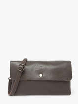 Sac Bandoulire Caviar Cuir Milano Marron caviar CA23067