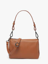 Sac Bandoulire Caviar Cuir Milano Marron caviar CA25065