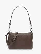 Sac Bandoulire Caviar Cuir Milano Marron caviar CA25065
