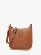 Sac Bandouli�re Caviar Cuir Milano Marron caviar CA25067