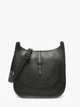 Sac Bandouli�re Caviar Cuir Milano Noir caviar CA25068