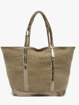 Le Cabas L Lin Paillettes Vanessa bruno Vert cabas lin 31V40409