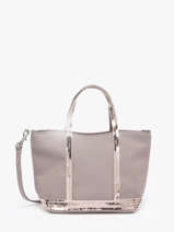 Sac Bandoulire Baby Cabas Paillettes Vanessa bruno Gris cabas 1V40410