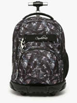Sac A Dos  Roulettes 2 Compartiments Cameleon Gris futur SR45