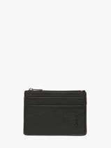 Porte-cartes Madras Cuir Etrier Noir madras EMAD5004
