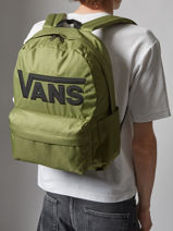 Sac  Dos 1 Compartiment Vans Vert backpack VN000H4Z-vue-porte